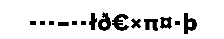 Bau-BoldExpert font preview