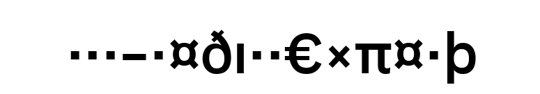 Bau-MediumExpert font preview