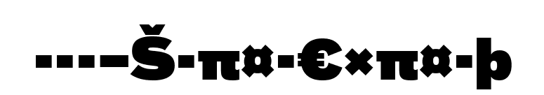Bau-SuperExpert font preview