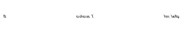Bauhaus Thin Lefty font preview