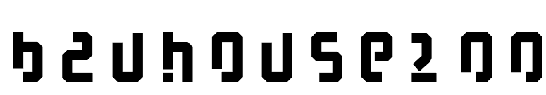 BauHouse200 font preview