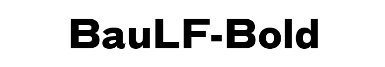 BauLF-Bold font preview