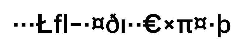 BauLF-MediumExpert font preview