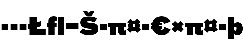 BauLF-SuperExpert font preview