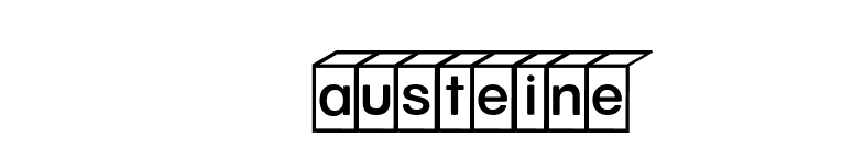 Bausteine font preview