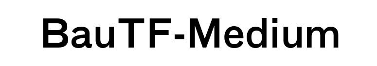 BauTF-Medium font preview