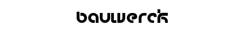bauwerck font preview