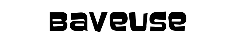 Baveuse font preview