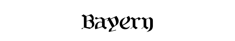 Bayern font preview