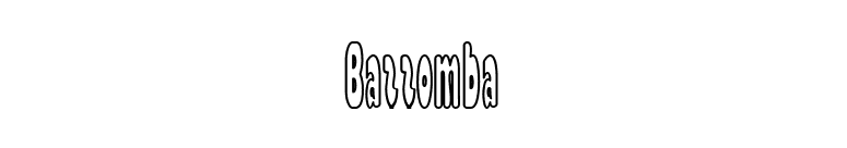 Bazzomba font preview