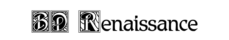 BD Renaissance font preview