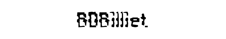 BDBilliet font preview