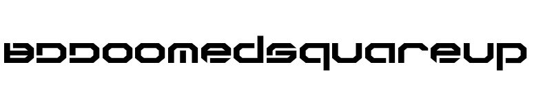 BDDoomedSquareup font preview