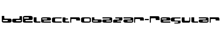 BDElectrobazar-Regular font preview