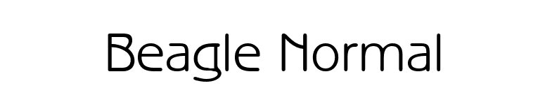 Beagle Normal font preview
