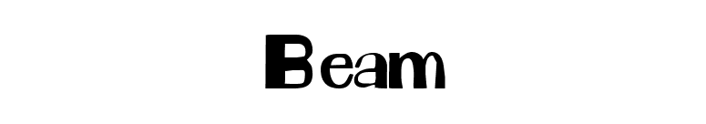 Beam font preview