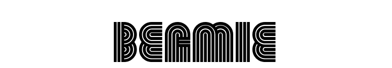 Beamie font preview