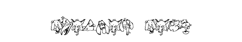 Bearpaw Bats font preview