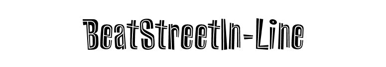 BeatStreetIn-Line font preview