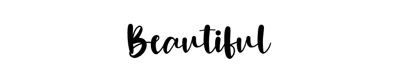 Beautiful font preview