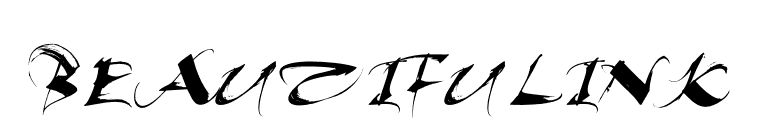 BeautifulInk font preview