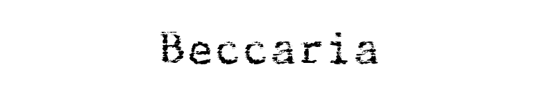 Beccaria font preview