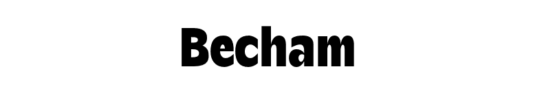 Becham font preview