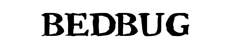 Bedbug font preview