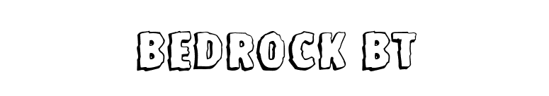 Bedrock BT font preview