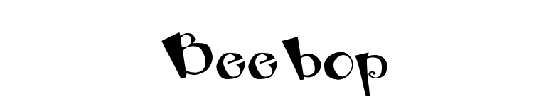 Beebop font preview