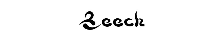 Beech font preview
