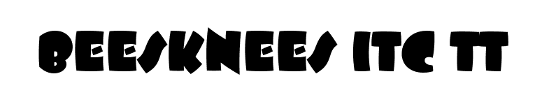 Beesknees ITC TT font preview