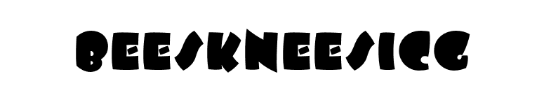 BeeskneesICG font preview