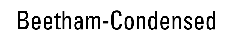 Beetham-Condensed font preview