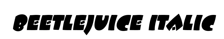 Beetlejuice Italic font preview