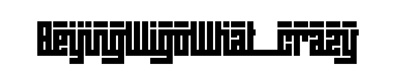 BeijingWigoWhat_crazy font preview