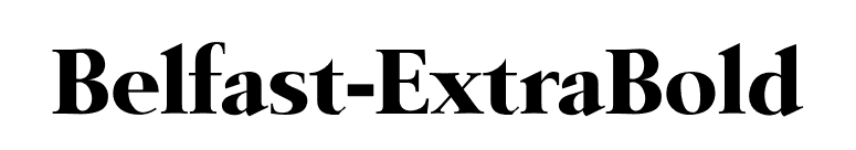 Belfast-ExtraBold font preview