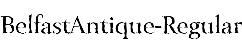 BelfastAntique-Regular font preview