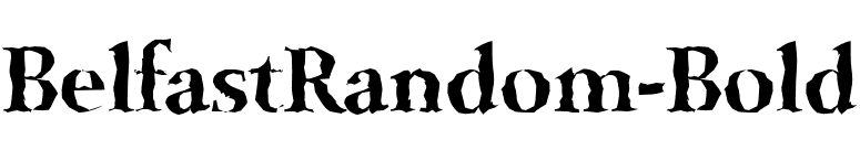 BelfastRandom-Bold font preview