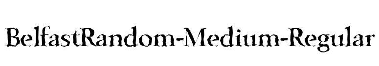 BelfastRandom-Medium-Regular font preview