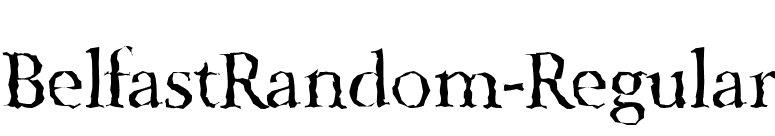 BelfastRandom-Regular font preview