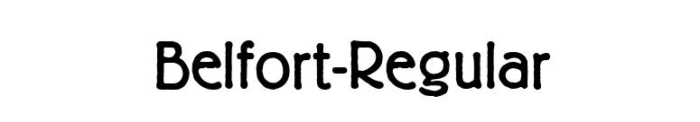 Belfort-Regular font preview