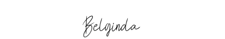 Belginda font preview