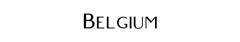Belgium font preview