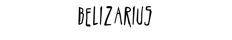 Belizarius font preview