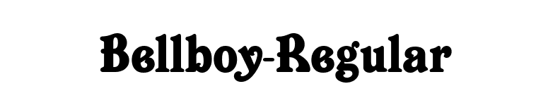 Bellboy-Regular font preview