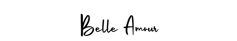 Belle Amour font preview