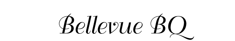 Bellevue BQ font preview