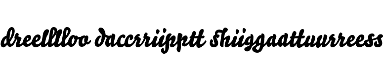 Bello Script Ligatures font preview