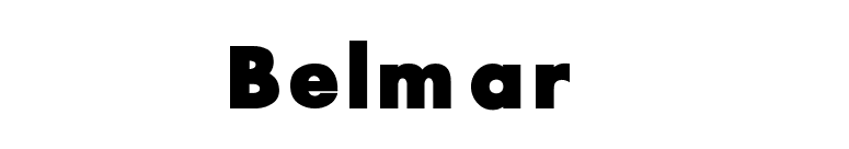 Belmar  font preview